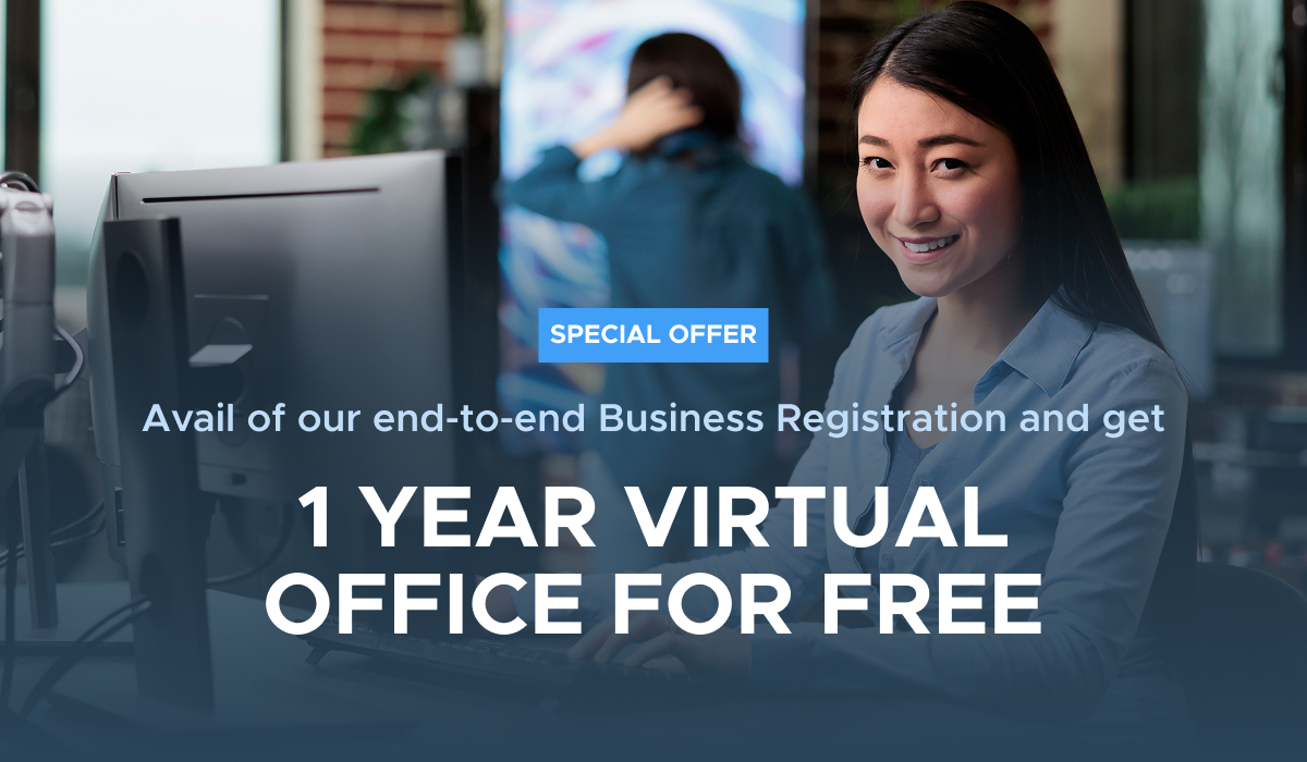 FREE One Year Virtual Office